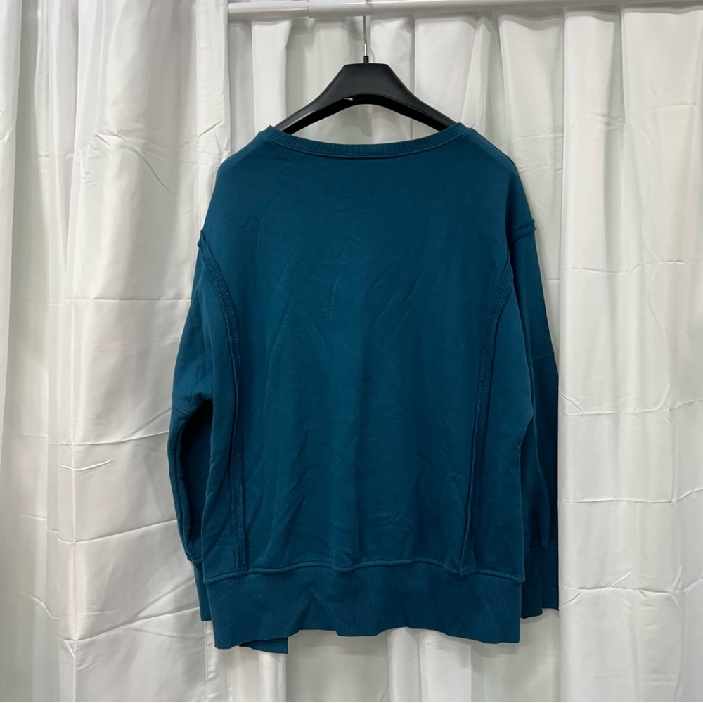 Teal sweat shirt. - Picture 7 of 7